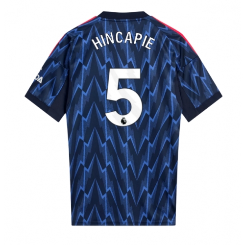 Billige Fotballdrakt Arsenal Piero Hincapie #5 Replika Bortedrakt 2025-26 Kortermet Billige Fotballdrakt Arsenal Piero Hincapie #5 Replika Bortedrakt 2025-26 Kortermet